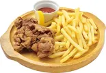 若鶏の唐揚げ(4個)＆フライドポテト(200g)（下町パスタバル ブリラーレ 亀有店）