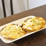 餃子の皮のピザ（餃子と地ビール いち）