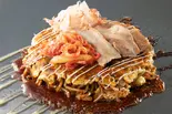 豚キムチ玉モダン(お好み焼き おた福商店 八王子・日野店)