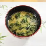 サイド:あおさ汁（西早稲田『おにぎり屋かわしま』）