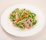 ピーマンと豚肉炒め(青椒肉絲)(上海飯店)