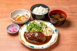 粗挽きハンバーグ弁当（食堂 もり川）