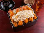 海老タル丼 Shrimp and Tartar Sauce Rice Bowl（山のカツ丼）