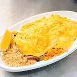 パット タイ(海老)+スクランプエッグผัดไทยกุ้ง +ไข่ข้น(PINTO)