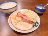 ハムエッグ定食(玉子2個＆ハム2枚)（手作り定食 台所ふね）