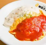 トマト＆キノコクリームオムライス（神田たまごけん福岡天神店）