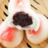 プチももまん(3個)寿桃包(中華市場 悟空)