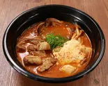 F-1110】牛すじ赤スンドゥブKorean-style red sundubu stew with beef tendon（ビビンバ・カルビ丼・スンドゥブ グンチャン 神戸駅前店）