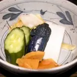 お新香盛り合わせ（寿司割烹山水）