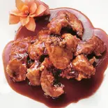 揚げ鶏肉の黒酢ソースかけ（冬木中華酒場）