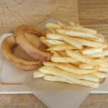 ポテトとオニオンリング（こっぺぱん専門店＆COFFEE ふわこっぺBear’s 粉浜店）