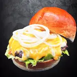 Cheese burger (モッツァレラ＆チェダーバーガー)（デリスキッチン）