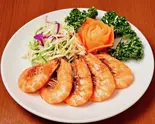 ソフトシュリンプの唐揚げ Fried Softshell Shrimps（龍興楼）