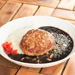 極・黒カレー【ハンバーグ】（curry＆burger Greco）
