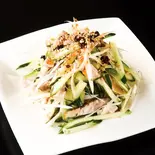 チャーシュー胡瓜ネギ和え Roast Pork with Cucumber and Green Onion（中華料理上海亭 木場店）