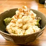 ポテトサラダ（鉄板グリルをかし ボリューム満点 吹田のB級グルメ発祥の地）