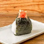 蒸し鶏明太子【おにぎり】(新宿秀吉)