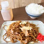 ガッツリ 焼きそば弁当 岡崎茶付き（丸二商店）
