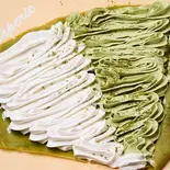 【*Green*抹茶クレープ】2種のクリーム入スペシャルクレープ 2 type cream mix crepe（クレープハブ川崎店）