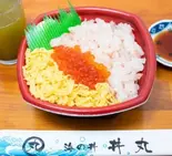 甘エビいくら丼(海鮮丼専門店 丼丸 立花店)