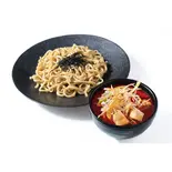 辛口 ラー油つけそば(浅草開花楼麺使用)（ゴクツブシ イセザキ・モール店）