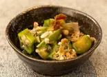 【あっさり】オクラのおかか和え（健康増進野菜たっぷりビビンバ食堂〜BIBIMOG〜博多店）