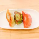 3種の餃子白,紅,小松菜(3個入り)（てくてくぎょうざ）