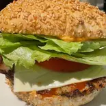 ジャークチキンバーガー（BURGER QUEEN）