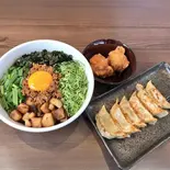 【大満足】台湾まぜそば・餃子6個・からあげ2個セット（らーめんKING 甲子園店）