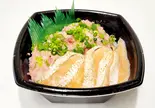 炙りサーモンとネギトロ丼Broiled Salmon and Negitoro（海鮮丼’z 駒込店）