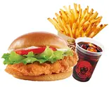 チキンフィレバーガーUSAセット（ウェンディーズファーストキッチン 横浜パルナード）