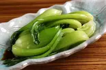 チンゲン菜のあっさり炒め  Lightly stir-fried bok choy（けむり屋 なんば2号店）