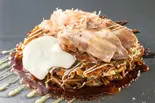 豚チーズ玉モダン(お好み焼き おた福商店 八王子・日野店)