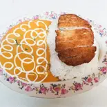 トンカツカレーライス Pork Cutlet Curry Rice（アナレストランアンドバー）