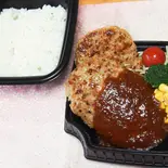 ダブルハンバーグステーキ弁当(400g)(キャフェテリア楓)