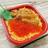 たっぷりウニイクラ丼 Sea Urchin + Salmon Roe Rice Bowl（大漁丼家 新宿西落合店）