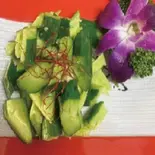 キュウリの和え物 涼拌黄瓜（台湾料理 金彩）