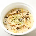 きのこクリームスープパスタ(ごちそうスープパスタKitchen「ごちすぱ」)