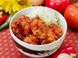 【人気No.3】旨辛ヤンニョム唐揚げ丼（贅沢極み唐揚げ あご家）