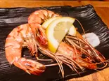 鉄板海老の塩焼き/2尾入（餃子工房 ちびすけ 東心斎橋店）