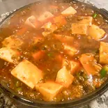麻婆豆腐へたれ（辛いもんやギロチン南船場店）