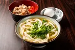 ミニ豚丼とうどん(冷)のセット(温玉付き)(讃岐うどん038)