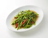 空心菜炒め【ビーフ】 Seir Fried Kushinsai＆Beef（アジアン屋台 チャオ パリバール 幡ヶ谷店）
