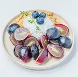 ぎゅっと完熟グレープとアールグレイ（ミルキーグリーク 恵比寿店|グリークヨーグルト＆アサイー）