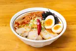味玉旨辛背脂煮干そば(中華そば 一陽来復)