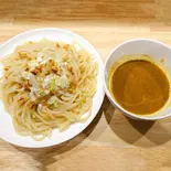 カレー極太パスタ（マゼマゼ極太パスタMIX）