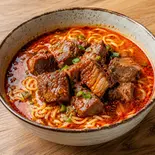 Spicy Chunks Meat Ramen スパイシーチャンクミートラーメン(HALAL KAREMEN KING)