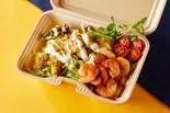 ケイジャン海老のチキンオーバーライス（ニューヨークNYチキンオーバーライス 日暮里店）