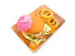 パイナバーガーオニオンリングセット（ハワイアンカフェ BURGER paina(バーガーパイナ)）