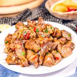 MỀ GÀ CHÁY TỎI・砂肝ニンニク炒め（ベト街-PHOVIET）